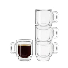 Load image into Gallery viewer, Double Wall Espresso Cups - 120ml/4oz