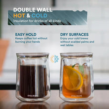 Load image into Gallery viewer, Double Wall Coffee Tasting Glass - 350mL/12oz