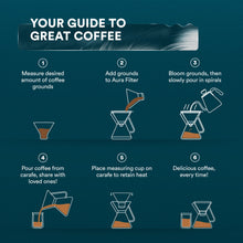 Load image into Gallery viewer, Pour Over Coffee Maker with Filter - 500ml/17oz