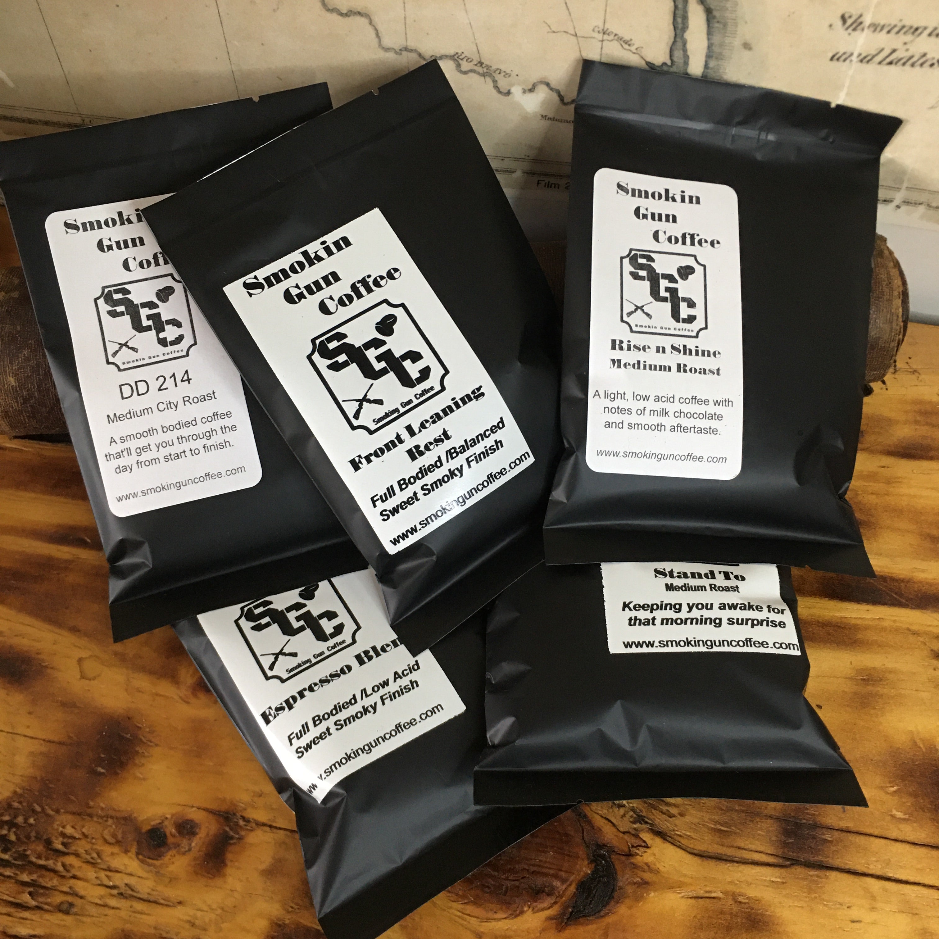 Smokin Gun Sample Pack Free shipping! Smokin Gun Coffee