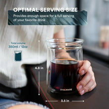 Load image into Gallery viewer, Double Wall Coffee Tasting Glass - 350mL/12oz
