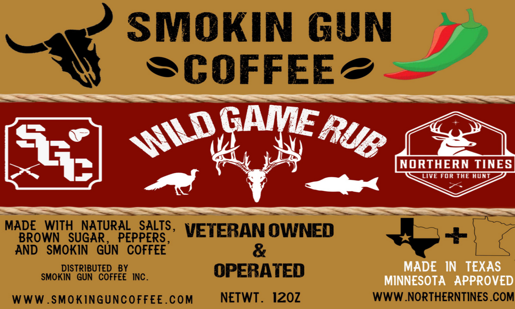 Wild game COFFEE RUB