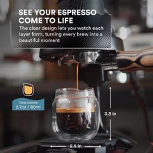Load image into Gallery viewer, Double Wall Espresso Pouring Glass (Set of 2)
