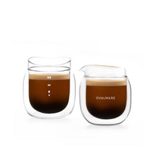 Load image into Gallery viewer, Double Wall Espresso Pouring Glass (Set of 2)
